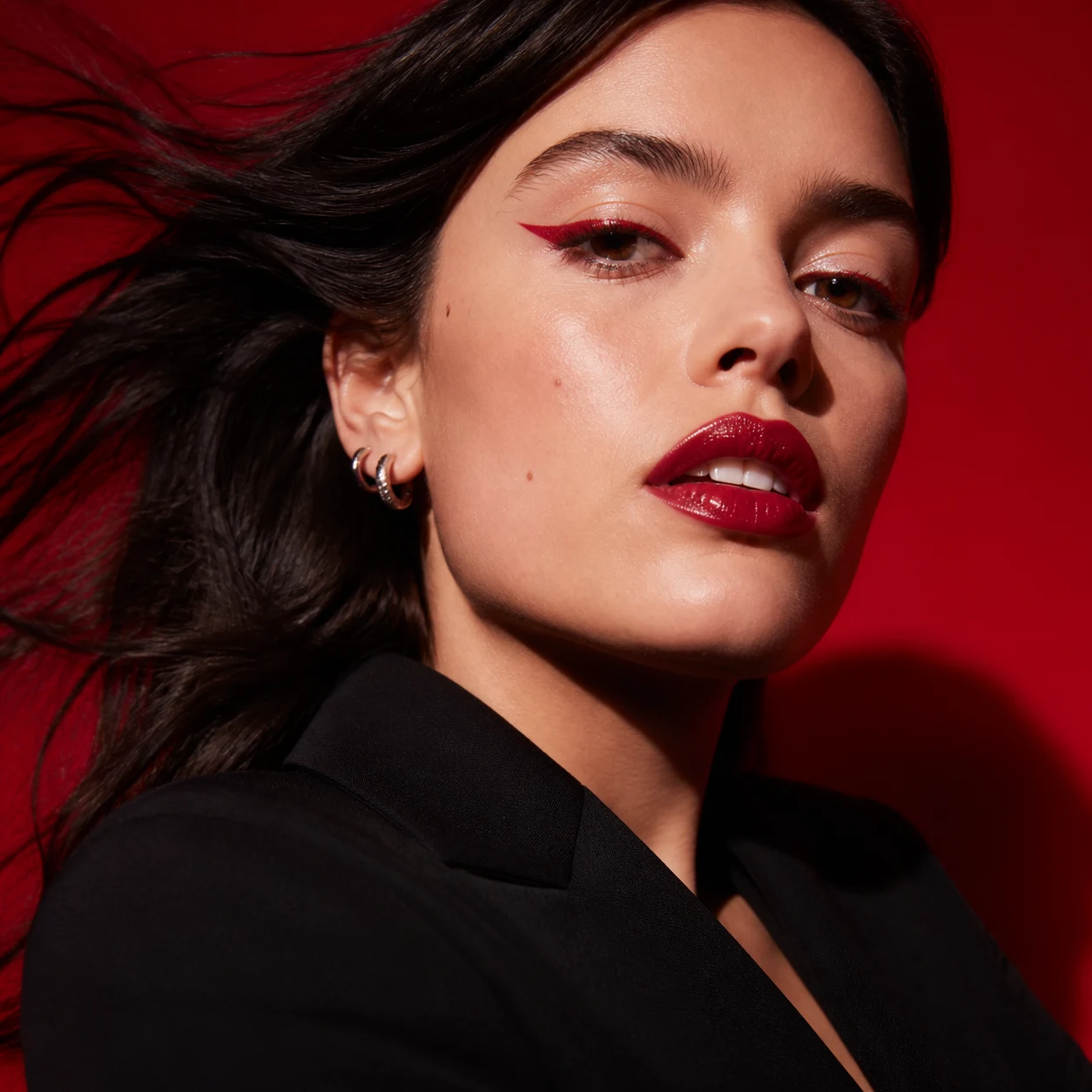 Bold London beauty campaign portrait